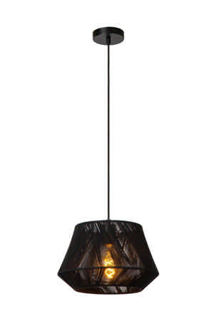 Lucide JESSICA - Hanglamp - Ø 30 cm - 1xE27 - Zwart