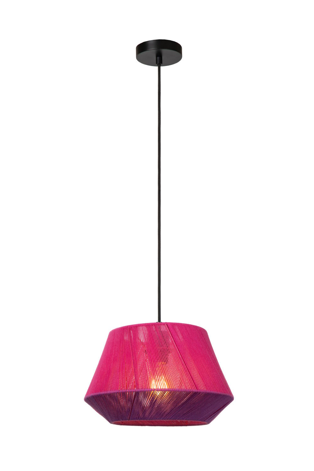 Lucide JESSICA - Hanglamp - Ø 30 cm - 1xE27 - Roze