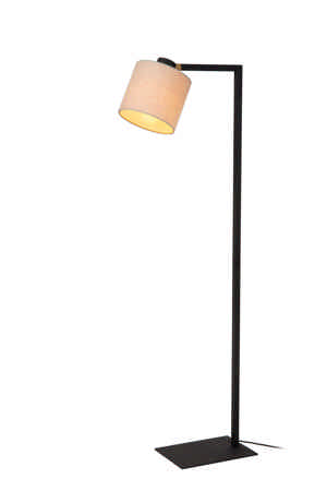 Lucide LESLEY - Vloerlamp - 1xE27 - Zwart