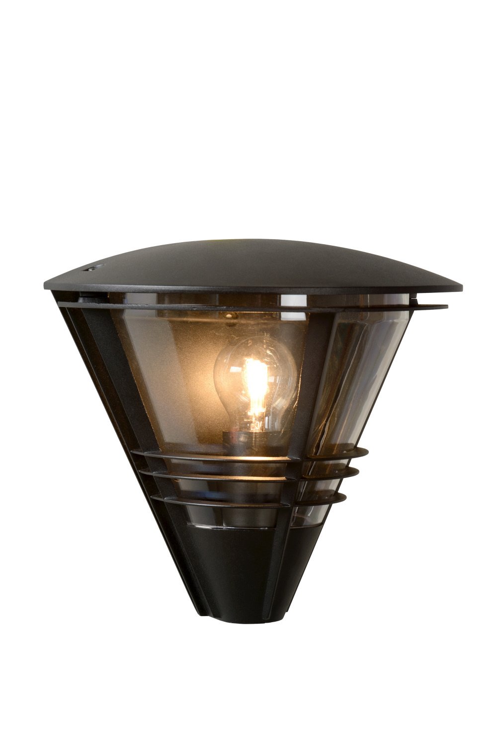 Lucide LIVIA - Wandlamp Binnen/Buiten - 1xE27 - IP44 - Zwart