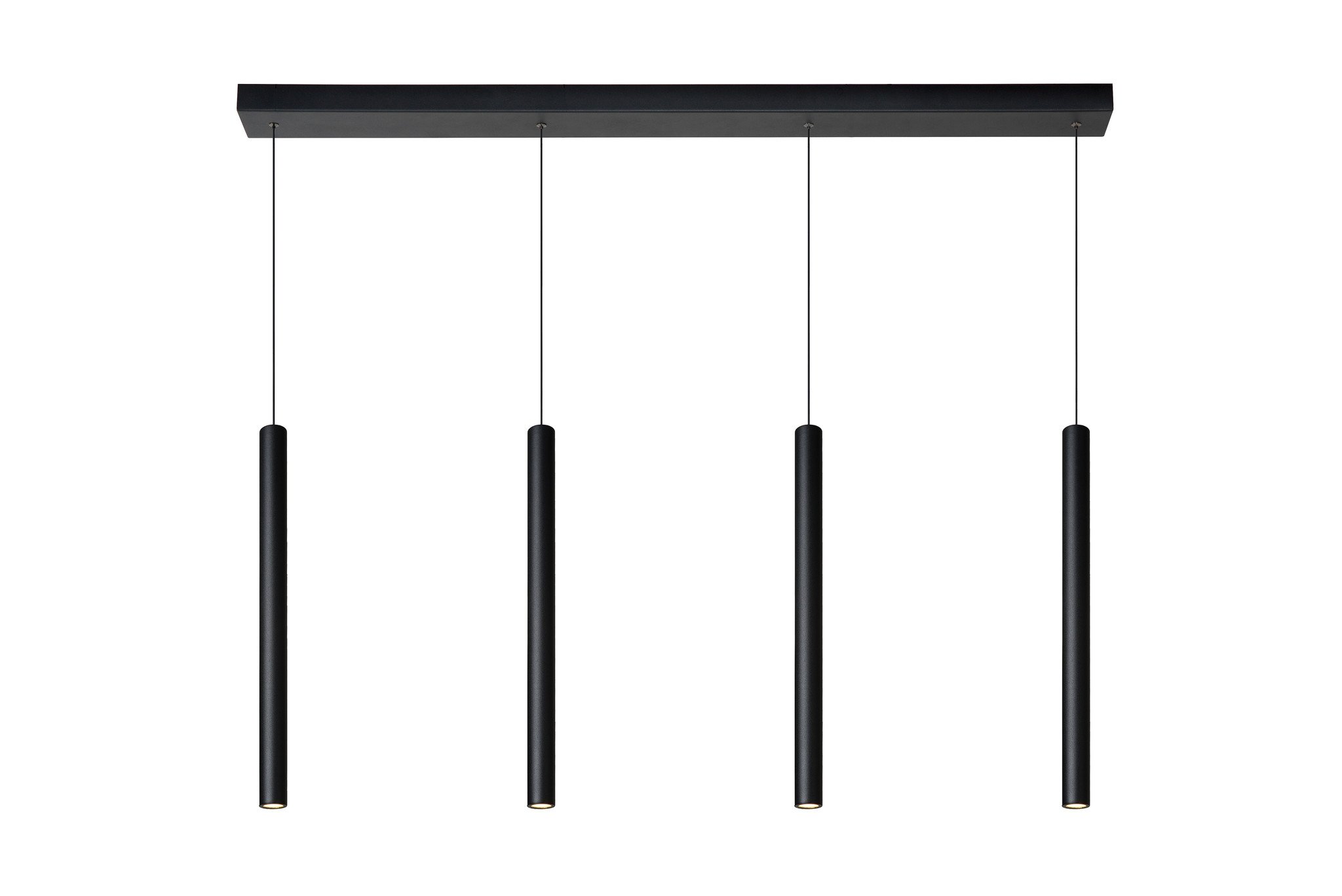 Lucide LORENZ - Hanglamp - LED Dimb. - 4x4W 3000K - Zwart