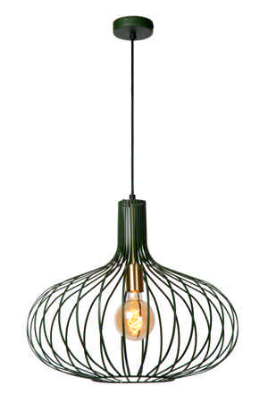 Lucide MANUELA - Hanglamp - Ø 50 cm - 1xE27 - Groen