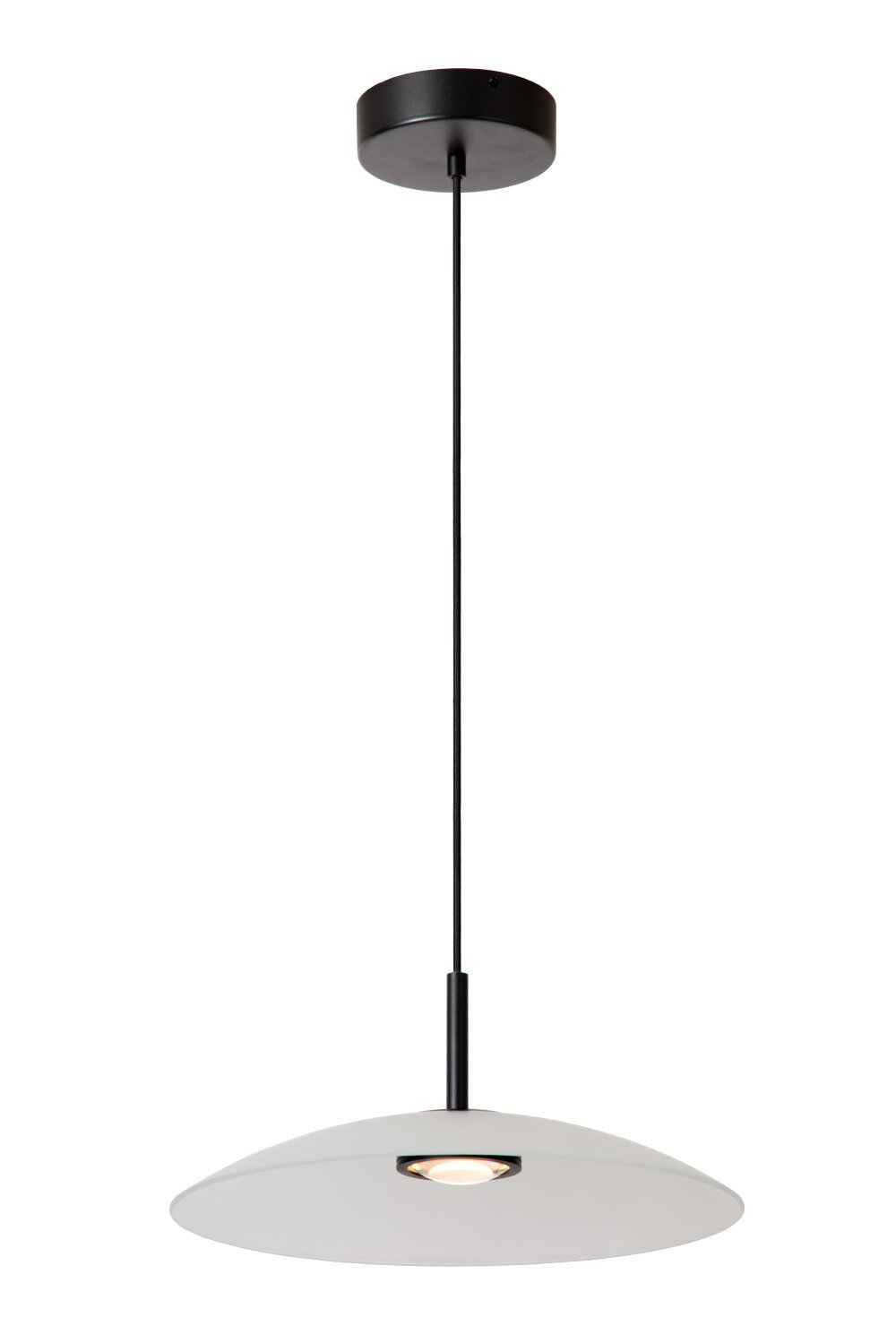 Lucide MENGA - Hanglamp - Ø 40 cm - LED Dimb. - 1x11W 2700K - Opaal