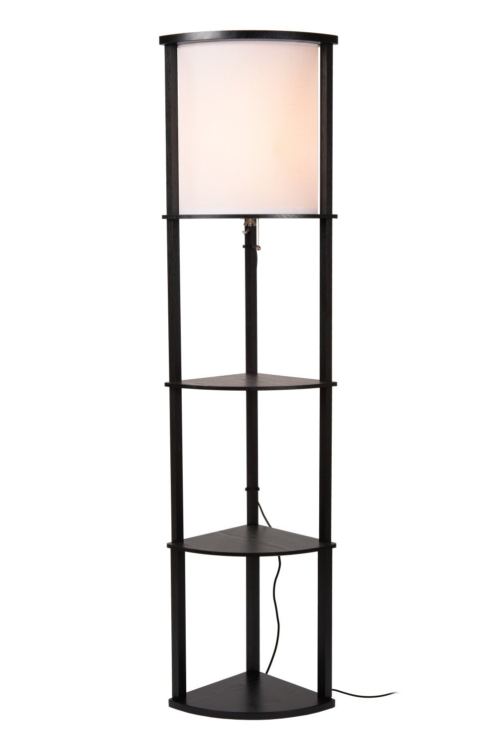 Lucide MENNO - Vloerlamp - 1xE27 - Zwart