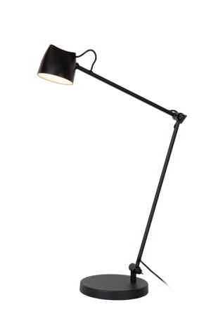 Lucide MILNE - Leeslamp - LED Dimb. - 1x8W 2700K - Zwart