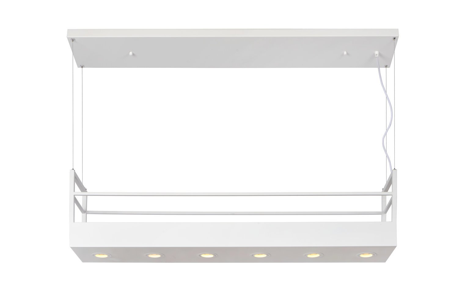 Lucide MIRAVELLE - Hanglamp - 6xGU10 - Wit