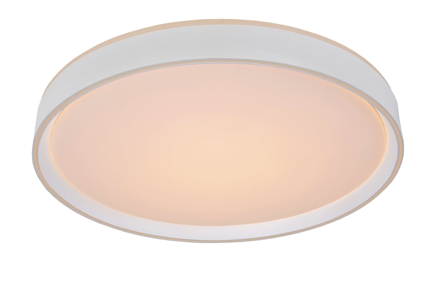 Lucide NURIA - Plafonnière - Ø 50 cm - LED Dimb. - 1x36W 2700K - 3 StepDim - Wit