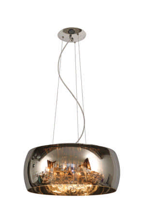 Lucide PEARL - Hanglamp - Ø 50 cm - 6xG9 - Chroom