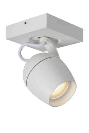 Lucide PRESTON - Plafondspot Badkamer - 1xGU10 - IP44 - Wit