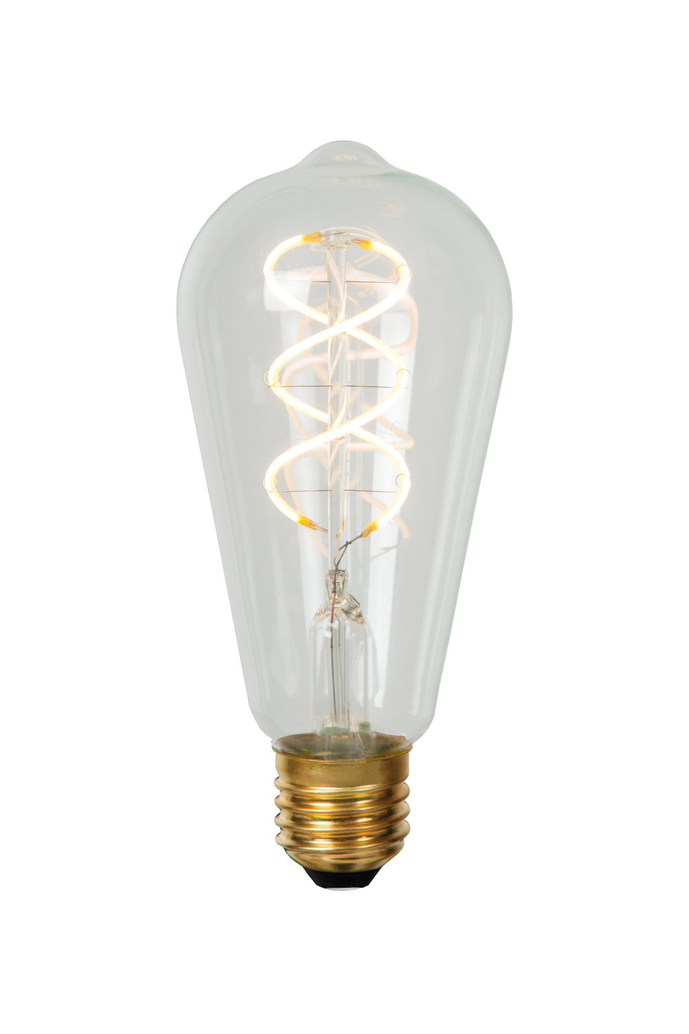 Lucide ST64 - Filament lamp - Ø 6,4 cm - LED Dimb. - E27 - 1x4,9W 2700K - Transparant