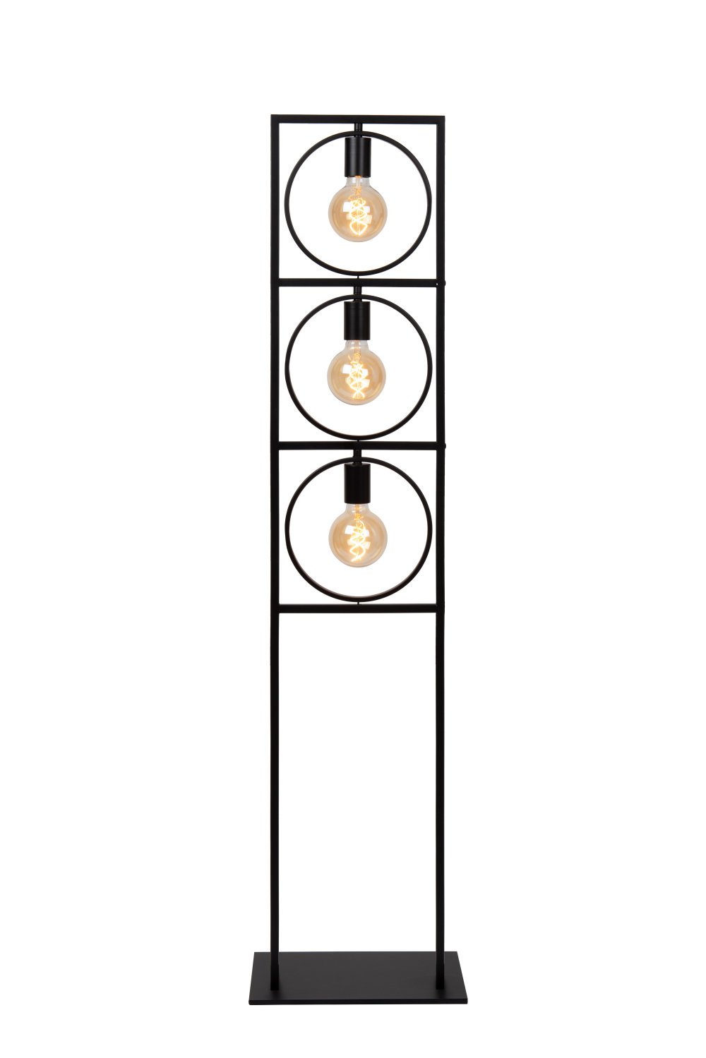 Lucide SUUS - Vloerlamp - 3xE27 - Zwart