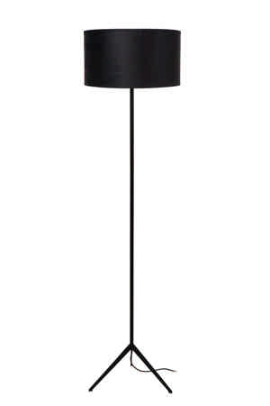 Lucide TONDO - Vloerlamp - Ø 38 cm - 1xE27 - Zwart