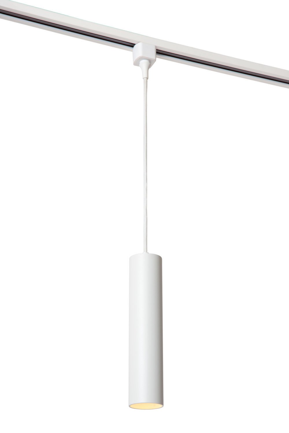 Lucide TRACK FLORIS Hanglamp - 1-fase Railsysteem / Railverlichting - 1xGU10 - Wit (Uitbreiding)