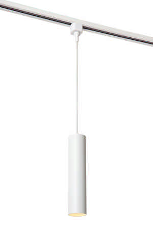 Lucide TRACK FLORIS Hanglamp - 1-fase Railsysteem / Railverlichting - 1xGU10 - Wit (Uitbreiding)