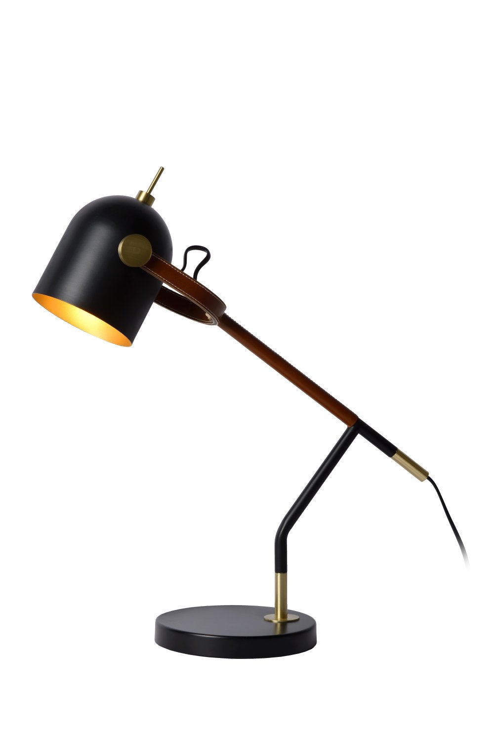 Lucide WAYLON - Bureaulamp - 1xE27 - Zwart