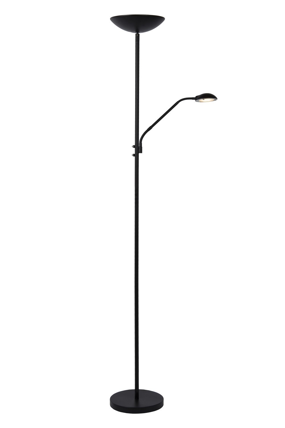 Lucide ZENITH - Leeslamp - LED Dimb. - 3000K - Zwart