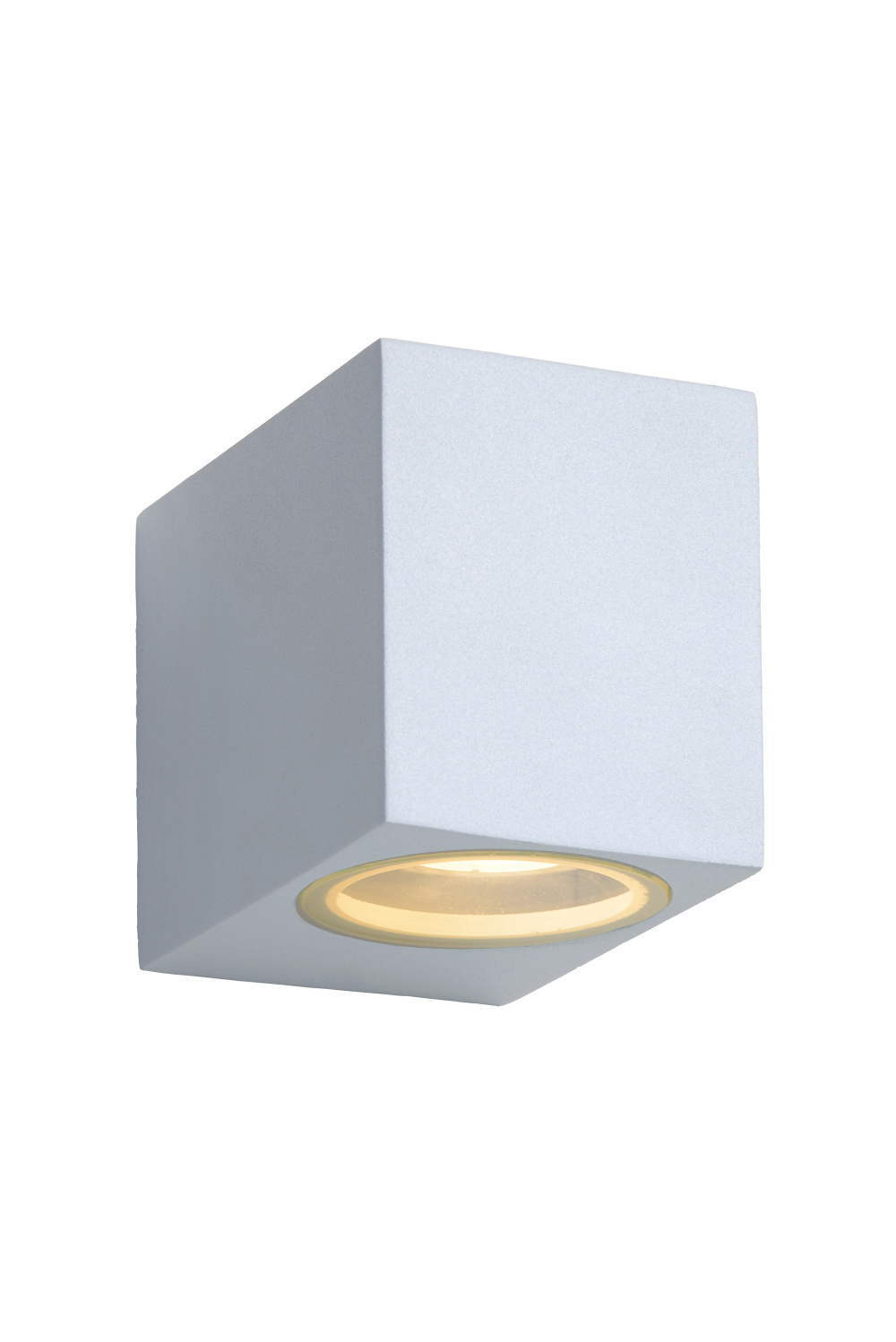 Lucide ZORA-LED - Wandspot / Wandlamp Binnen/Buiten - LED Dimb. - GU10 - 1x5W 3000K - IP44 - Wit