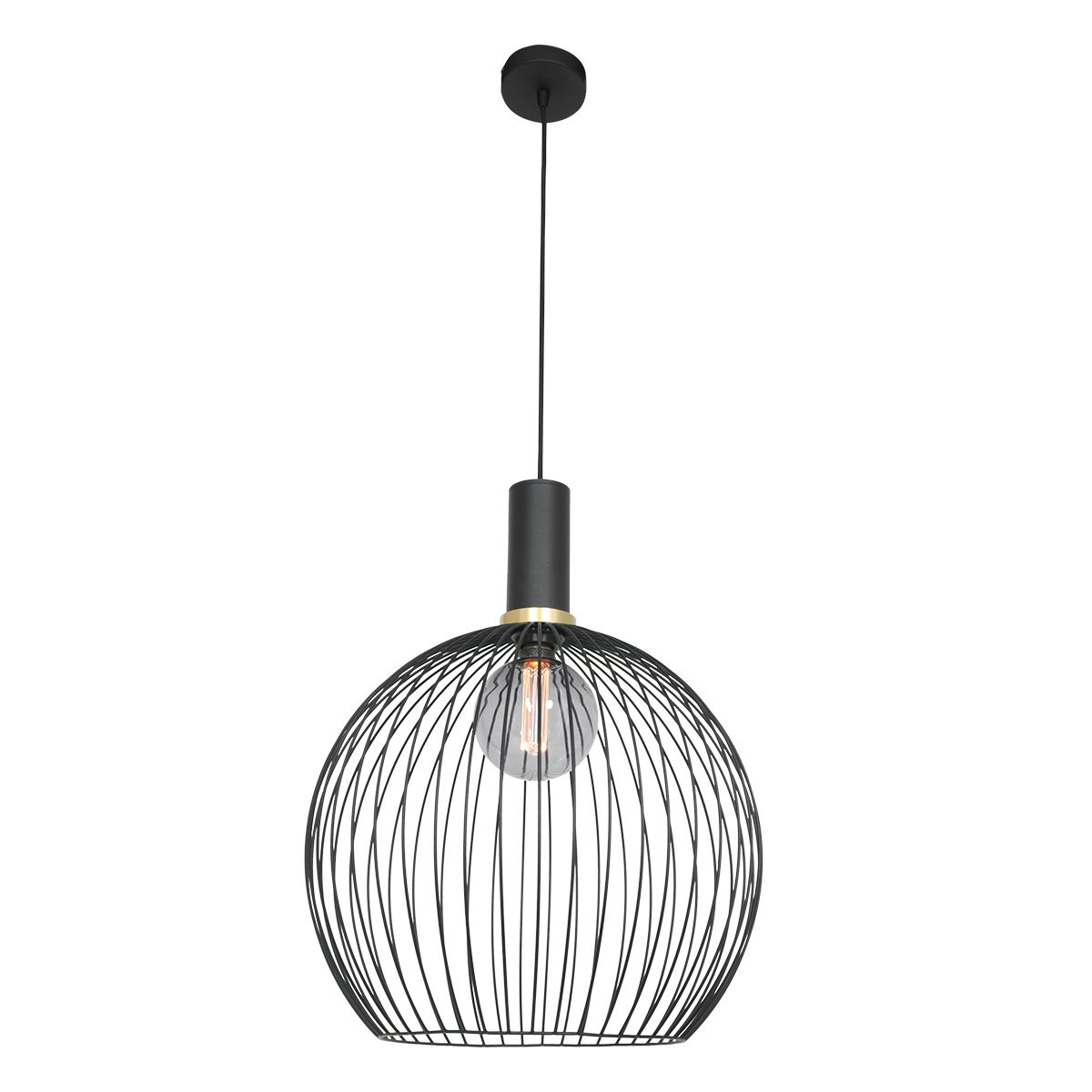 Mexlite Hanglamp zwart 3068zw