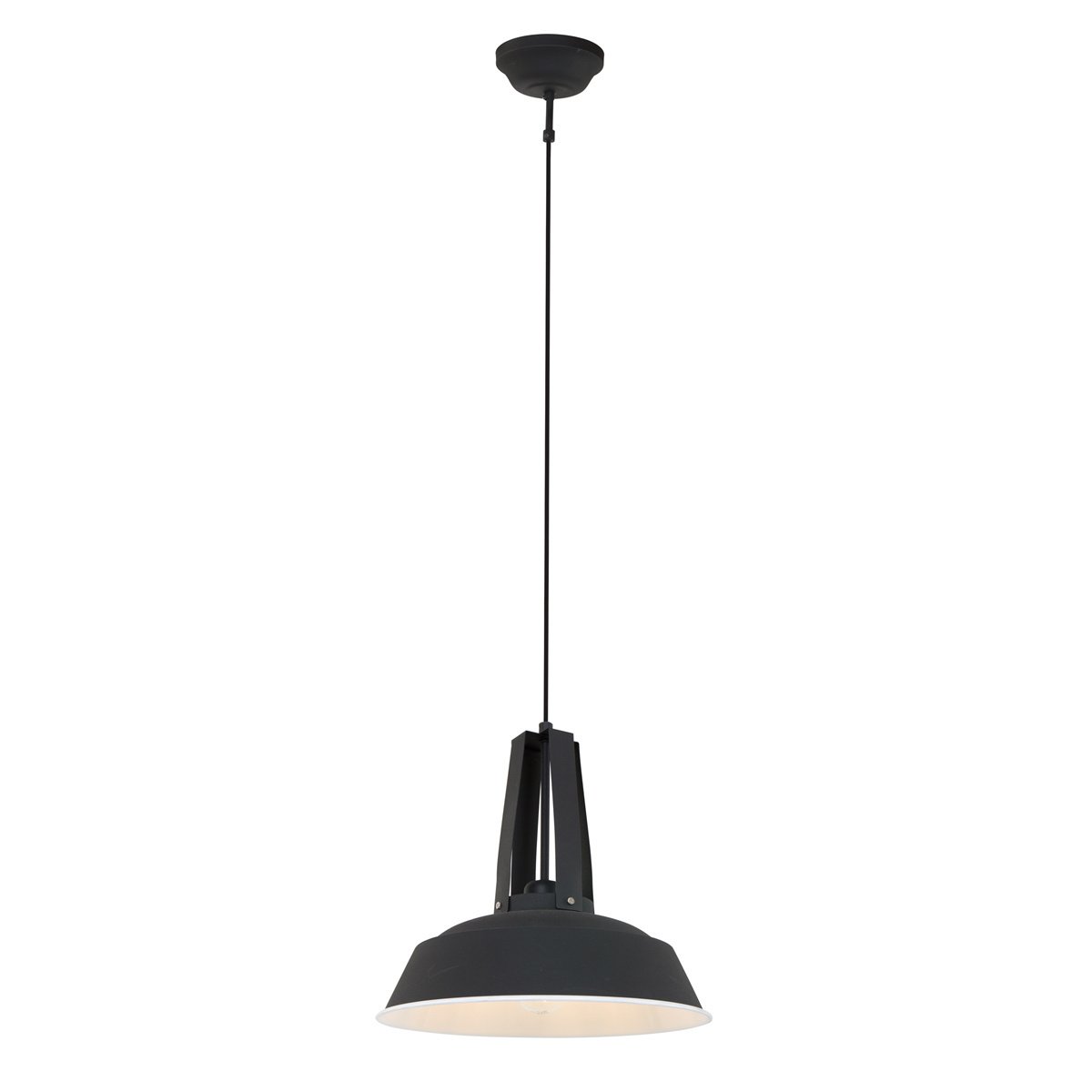 Mexlite Hanglamp Eden 7704zw zwart.