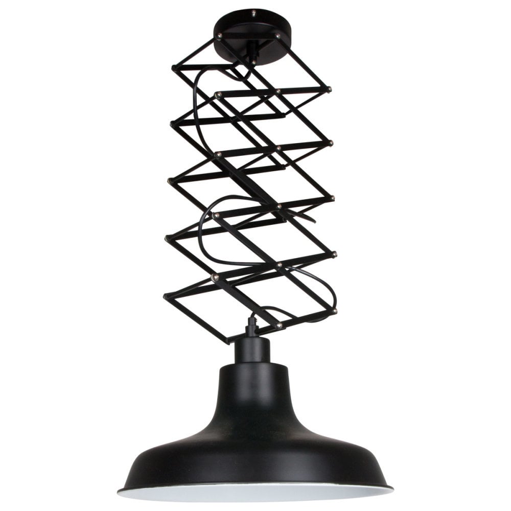 Mexlite Hanglamp flex 7654zw zwart