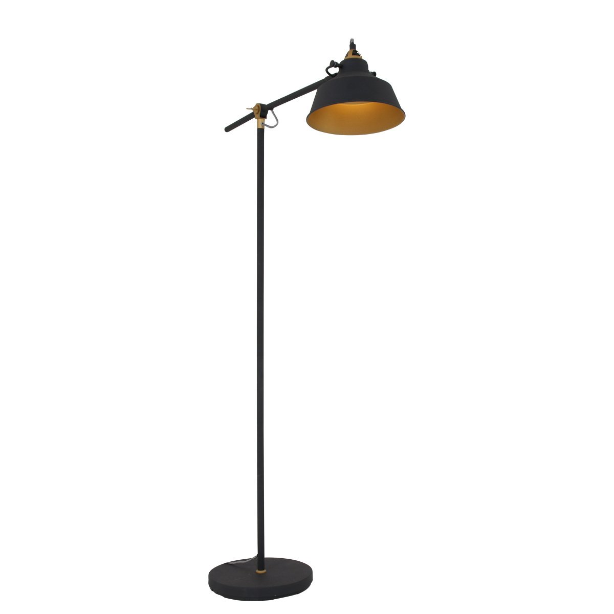 Mexlite vloerlamp, zwart, NOVE.