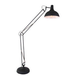 Mexlite Vloerlamp mexlite office magna 7632zw zwart