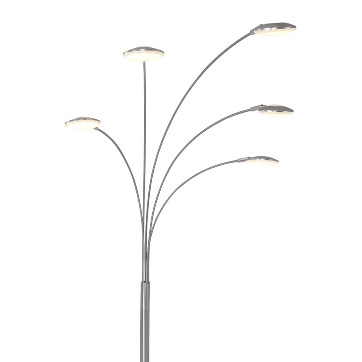 Mexlite Vloerlamp - LED staal.