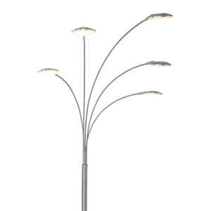 Mexlite Vloerlamp - LED staal.