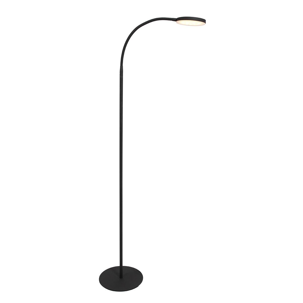 Mexlite Vloerlamp Platu H 132 cm zwart