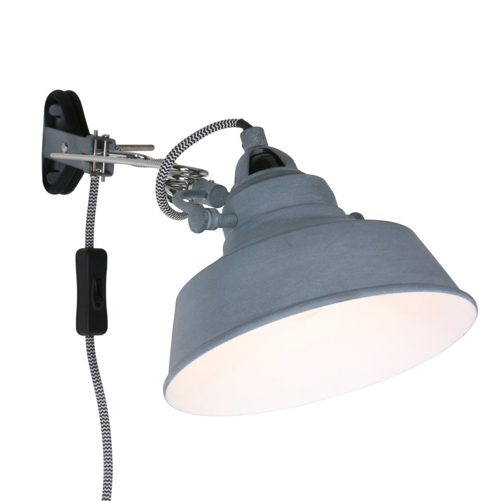 Mexlite Wandlamp mexlite nove grijs