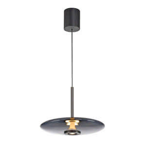 Neuhaus PURE Hanglamp E-Vitrum e-Lift Ø 45 cm donker grijs