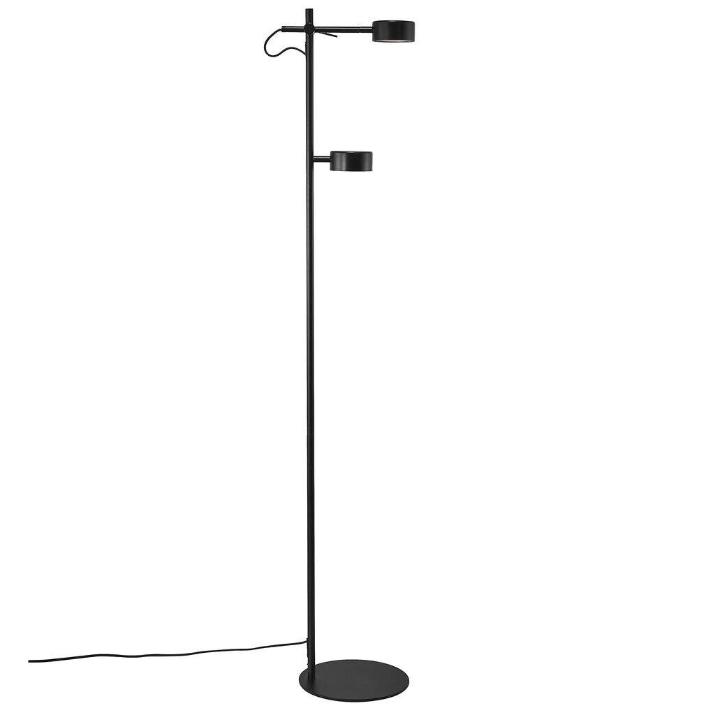 Nordlux Vloerlamp Clyde 2 lichts H 138 cm 3 step dim zwart