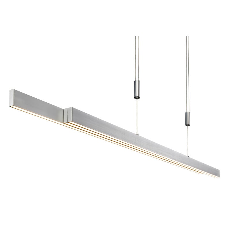 Paul Neuhaus Hanglamp Adriana verstelbaar L 120-180 cm mat-chroom