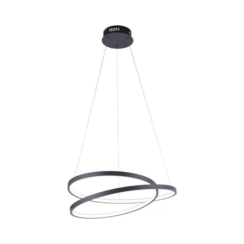 Paul Neuhaus Hanglamp Rowan Ø 55 cm zwart