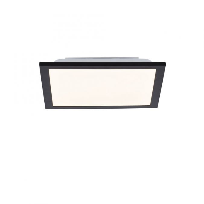 Paul Neuhaus Plafondlamp Flat 30 x 30 cm zwart