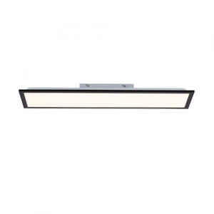 Paul Neuhaus Plafondlamp Flat 80 x 25 cm zwart