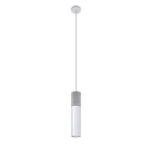 Sollux Hanglamp Borgio, beton wit.