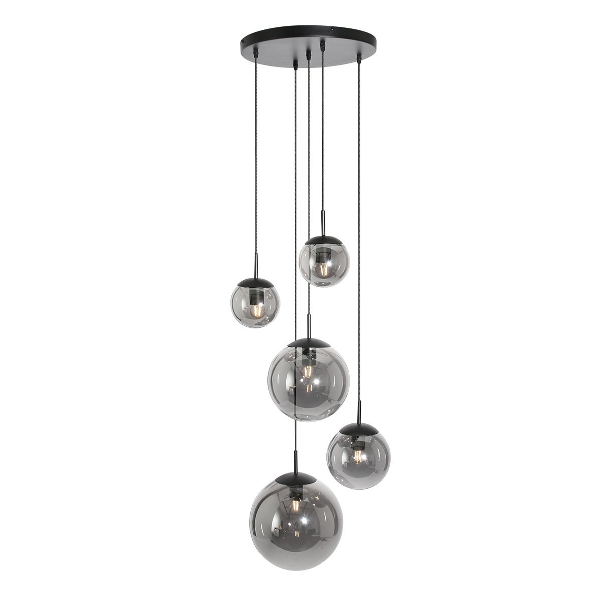 Steinhauer Hanglamp bollique Ø 60 cm 2730 zwart