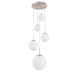 Anne Light & home Hanglamp bollique Ø 60 cm 7376 staal