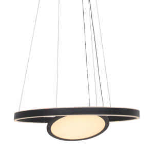 Steinhauer Hanglamp Ringlux 2 lichts Ø 60 cm zwart