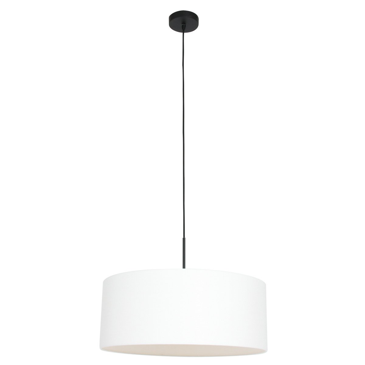 Steinhauer Hanglamp Sparkled light 8154 zwart witte kap