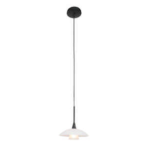 Steinhauer Hanglamp tallerken LED 2655zw zwart