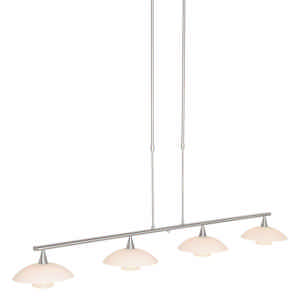 Steinhauer Hanglamp tallerken LED 2658st staal