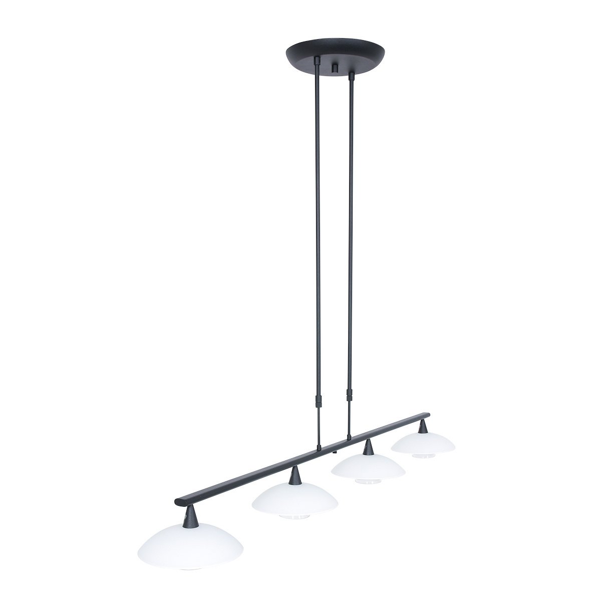 Steinhauer Hanglamp tallerken LED 2658zw zwart