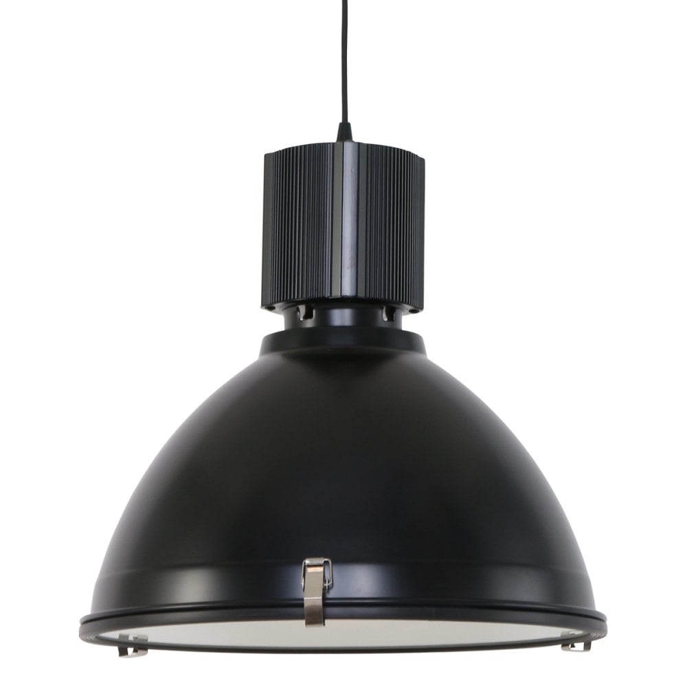 Steinhauer Hanglamp warbier 7277 zwart industriele look