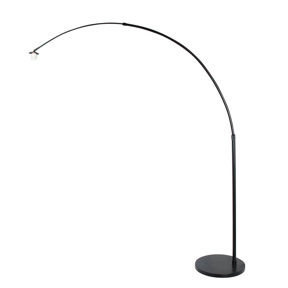 Steinhauer Vloerlamp Sparkled light 7268zw zwart