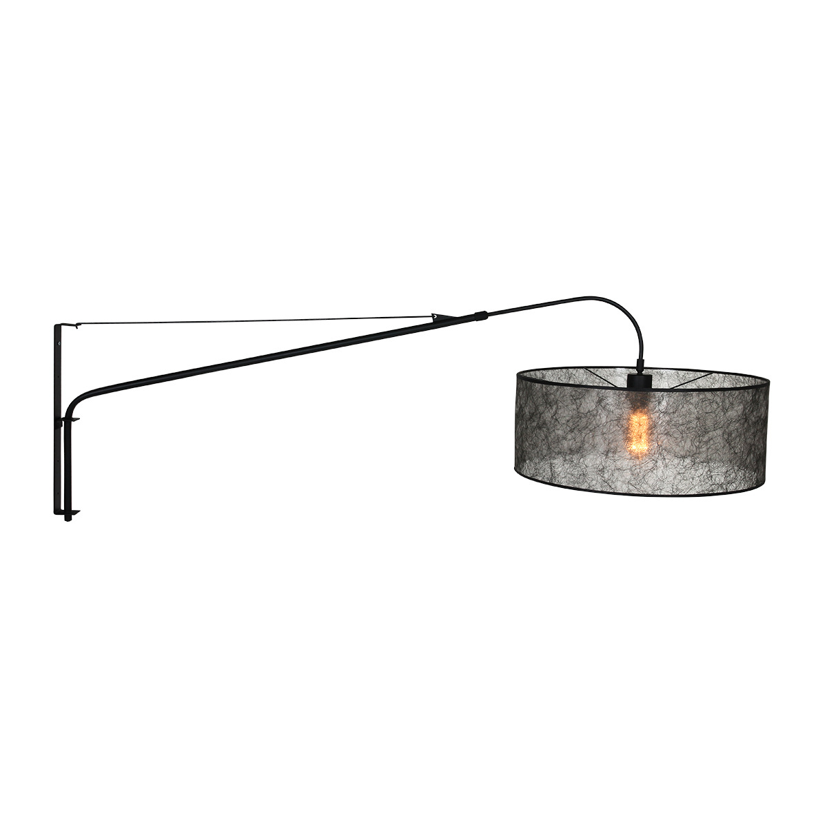 Steinhauer Wandlamp elegant classy 9320 zwart kap zwart sizoflor