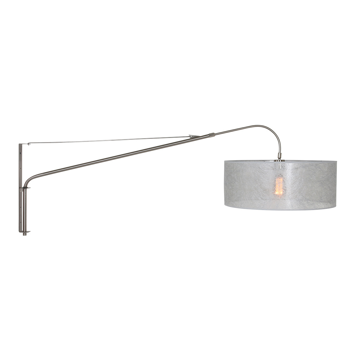 Steinhauer Wandlamp elegant classy 9327 staal kap zilver sizoflor