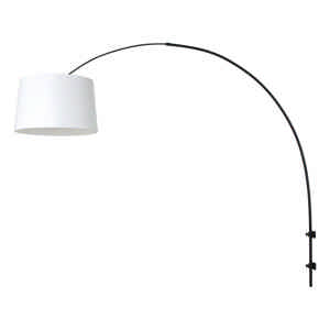 Steinhauer Wandlamp Sparkled light 8192zw zwart kap effen wit