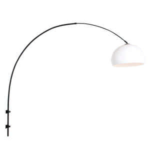 Steinhauer Wandlamp Sparkled light 8195zw zwart kap kunststof wit